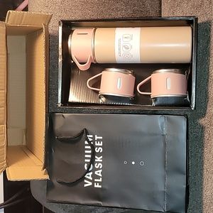 1set Thermal Mug 500ml/16.9oz, Stainless Steel Vacuum Insulated BoX GIFT BOX
